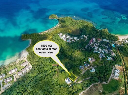 Magnifique terrain avec vue sur la mer à Bonita Village, Las Terrenas